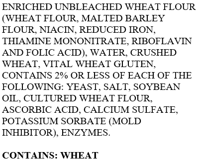 Seattle Sourdough Cracked Wheat Sliced Round, 24 oz