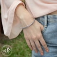 thumbnail image 2 of 555Jewelry 5mm Stainless Steel Box Chain Bracelet for Men & Women, Silver, 8.25 Inch, 2 of 13