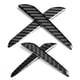 thumbnail image 4 of Sidaley 4 piezas de fibra de carbono borde de la puerta protector de parachoques tiras cubierta de ajuste coche Universal Automoción decorativa y accesorios Sidaley VI003583-00, 4 of 6