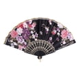 thumbnail image 2 of Retro Plegable Tejido Floral Español Encaje para Bailar Banquete de Boda Colcomx Ventilador de mano, 2 of 8
