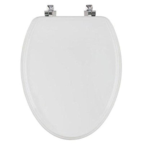 Bemis STA-TITE Elongated Closed Front Toilet Seat in White 