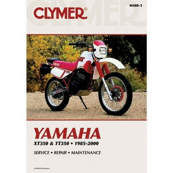 Clymer Repair Manuals for Yamaha TT350 1986-1987