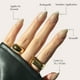 thumbnail image 3 of Moño glamnetico de miel de Press On Nails, moderno, de terciopelo nude, 3 of 6