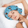 thumbnail image 5 of cute Dinosaur mouth Silk Bonnet for Sleeping Women Men, Adjustable Elastic Satin Bonnet Bonnet for Sleeping, Soft Cute Similar Silk Curly Hair Bonnet for Sleeping, 5 of 7