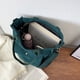 thumbnail image 4 of Bolso de mujer portátil, sencillo bolso de hombro retro verde, 4 of 5