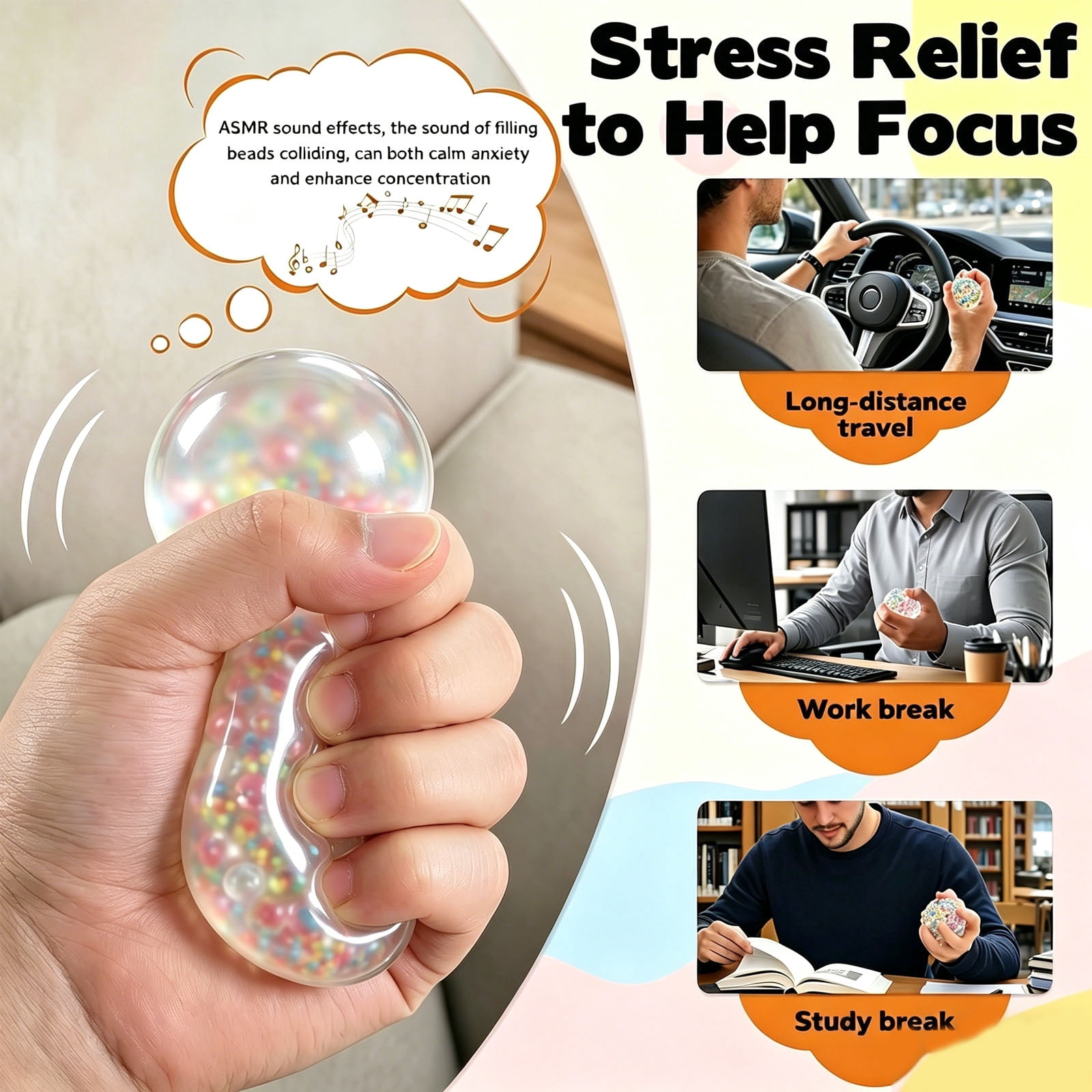 DIY Stress Ball Making Kit, Clay Filling Material and Complete Set of Tools, Relieve Stress and Soothe Emotions with a Soft and Crisp Feel