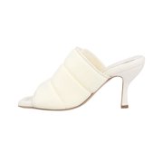 Gia Borghini Couture Leather Sandal, 36.5, White