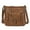 Brown, variant on Leather Crossbody Bag with Adjustable Strap Multi-Pockets Shoulder bag for Everyday Use,Light Brown