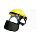 thumbnail image 5 of Protector facial transparente Equipo de protección ligero para tareas de paisajismo Jardinería Amarillo, 5 of 8