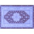 thumbnail image 1 of Ahgly Company Indoor Rectangle Persian Blue Traditional Area Rugs, 2' x 4', 1 of 4