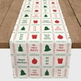 thumbnail image 3 of Creative Products Xmas Icon Grid Pattern 16 x 72 Poly Twill Table Runner, 3 of 3
