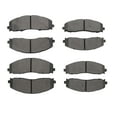 thumbnail image 3 of Brake Pads fit Ford F-250 Super Duty 13-22 Front & Rear DC3Z-2001-E DC3Z-2200-D, 3 of 5