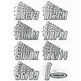 thumbnail image 2 of Hardline Boat Lettering Registration Kit 3 in. - 400 Brown/Black, 2 of 4