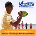thumbnail image 2 of SwimWays Hydro Waterproof Football, 9.25 Inches, Blue Blue (New Version), 2 of 8