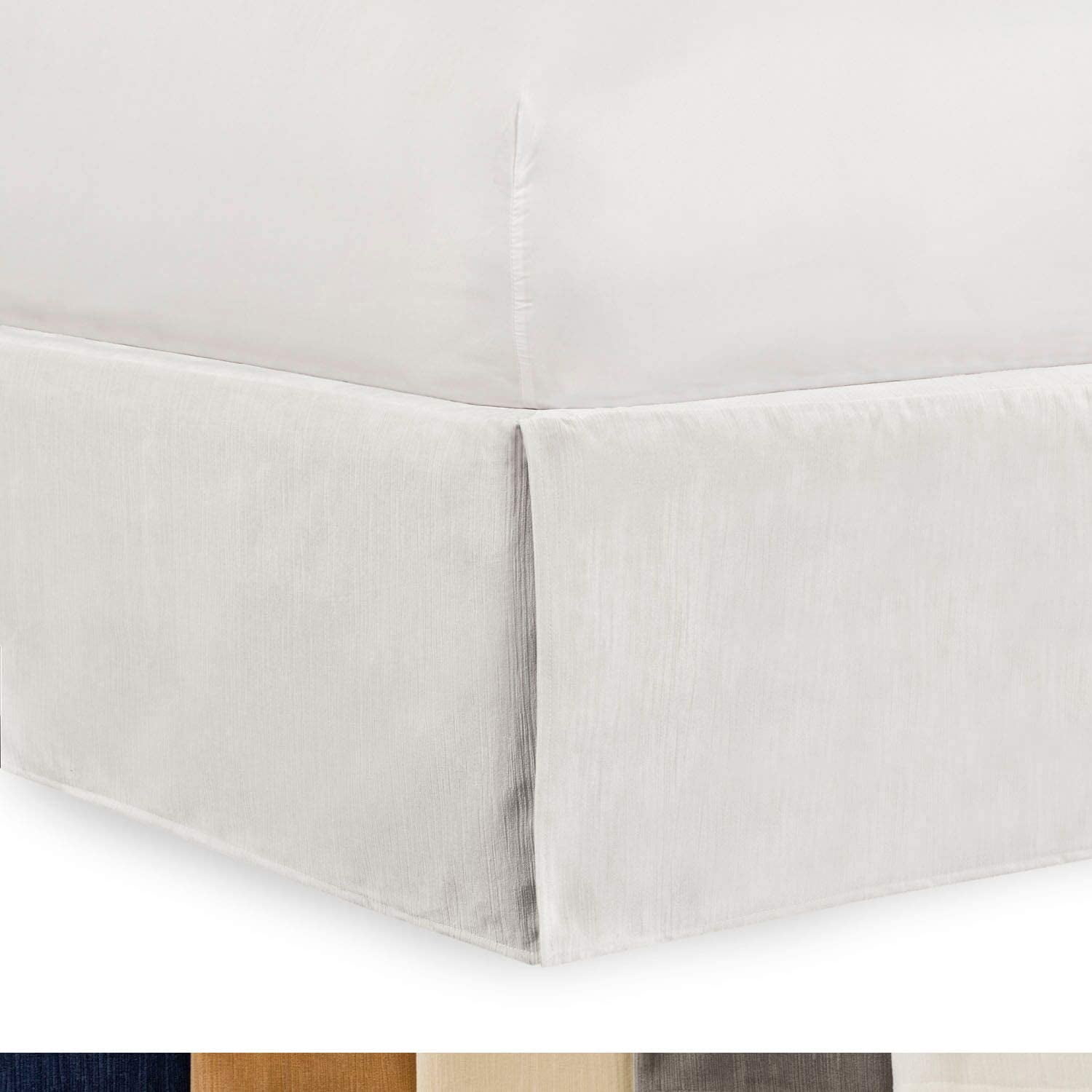 royal velvet bed skirt queen size