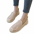 thumbnail image 4 of Sngxgn Women's Flats Comfort Ballet Flats Shoes Casual Slip On Shoes(Khaki,40), 4 of 6