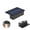 Black-C, variant on YFGEFTR Solar Fence Lights, Solar Lights Outdoor Waterproof, Waterproof IP65, for Outside, Backyard, Railing, Step, Patio,Wall and Home Improvement