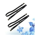 thumbnail image 4 of LEEYNEER 2pcs Pants Suspenders  Girls Adjustable Black PU Practical Design Daily Wear, 4 of 7