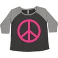 thumbnail image 3 of Inktastic Pink Peace Sign Women's Plus Size T-Shirt, 3 of 5