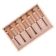 thumbnail image 4 of Herramientas de Cincel de Tallado de Madera, Cómodo Set de Taller de Acero Resistente Al Desgaste de La Madera Colada de Cincel Sin Caída 6pcs Con Caja de Madera para Carpinero, 4 of 7