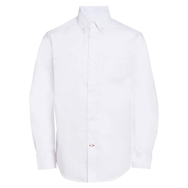Camisa Oxford de manga larga Tommy Hilfiger para niños, talla 5, color blanco