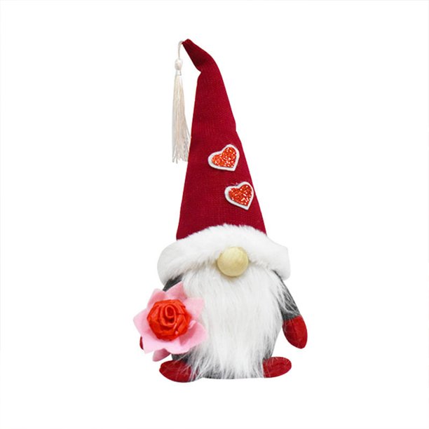 Injueey Escaparate de Navidad sin rostro barba larga muñeca Adorable de Navidad centro de hogar Oficina Bar Club decoración cumpleaños boda Kits de decoración para fiestas Flor Injueey HA010011-01