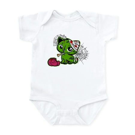 

CafePress - Zombie Kitty Infant Bodysuit - Baby Light Bodysuit Size Newborn - 24 Months
