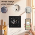 thumbnail image 3 of 7 Day Programmable Thermostat Digital Touchscreen LCD Color Display with Data Memory Function for Home Office Hotel Energy Saving Temperature Controller, 3 of 7