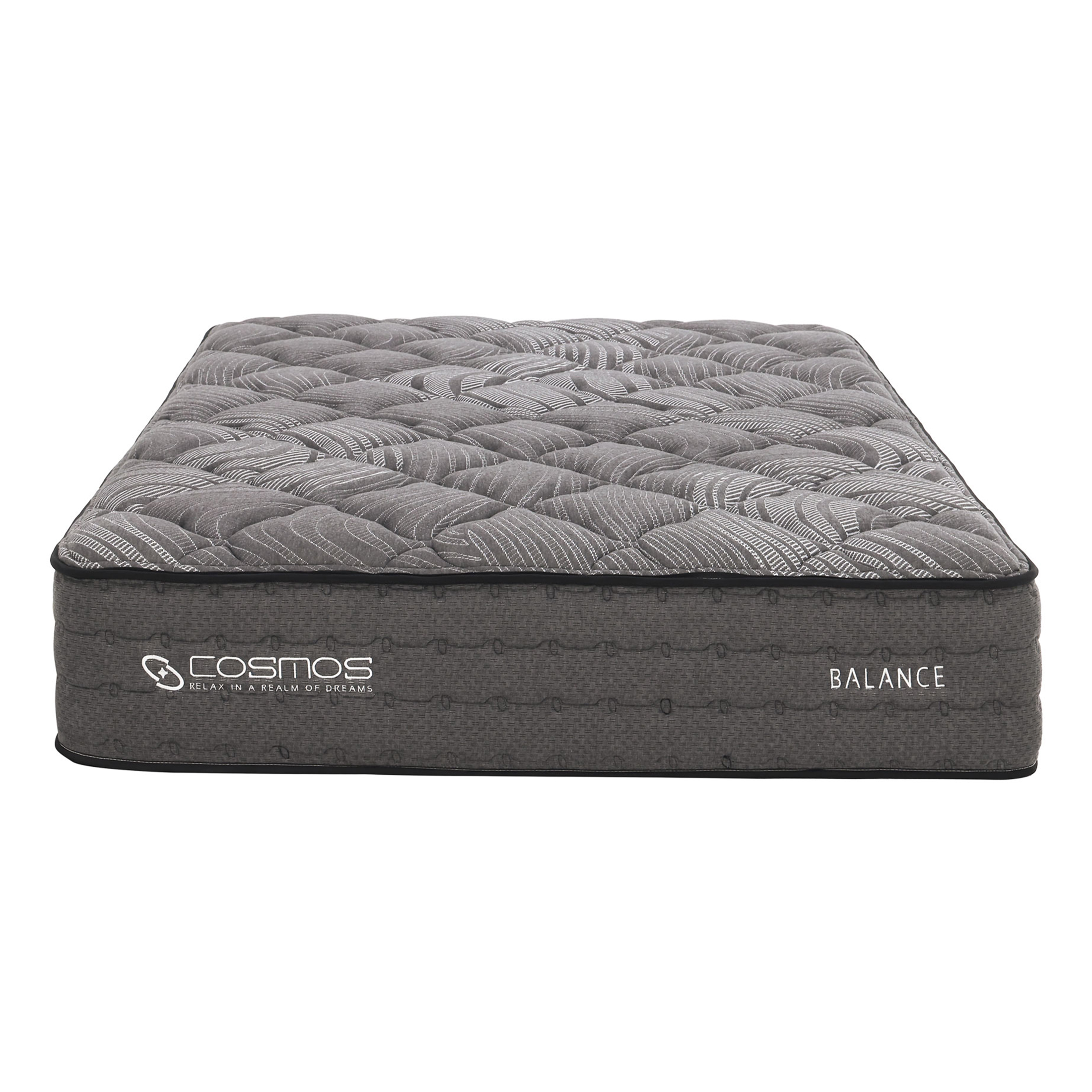 JERFIT 12" California King Hybrid Mattress, Gray Memory Foam and Pocket Innerspring for Cool Sleep & Support, Medium Firm, Bed-in-a-Box
