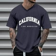 thumbnail image 2 of Oversized T Shirt Men's Summer T Shirt Crew Neck Short Sleeve T Shirt With City Print Basic Shirts Men Loose Casual Shirts Sports Shirts Mens Socks No Show Striped Long Sleeved Shirt Men Mens, 2 of 4