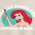 thumbnail image 3 of Disney The Little Mermaid - Really Good For Doing Hair - Juniors Ideal Flowy Muscle T-Shirt, 3 of 5