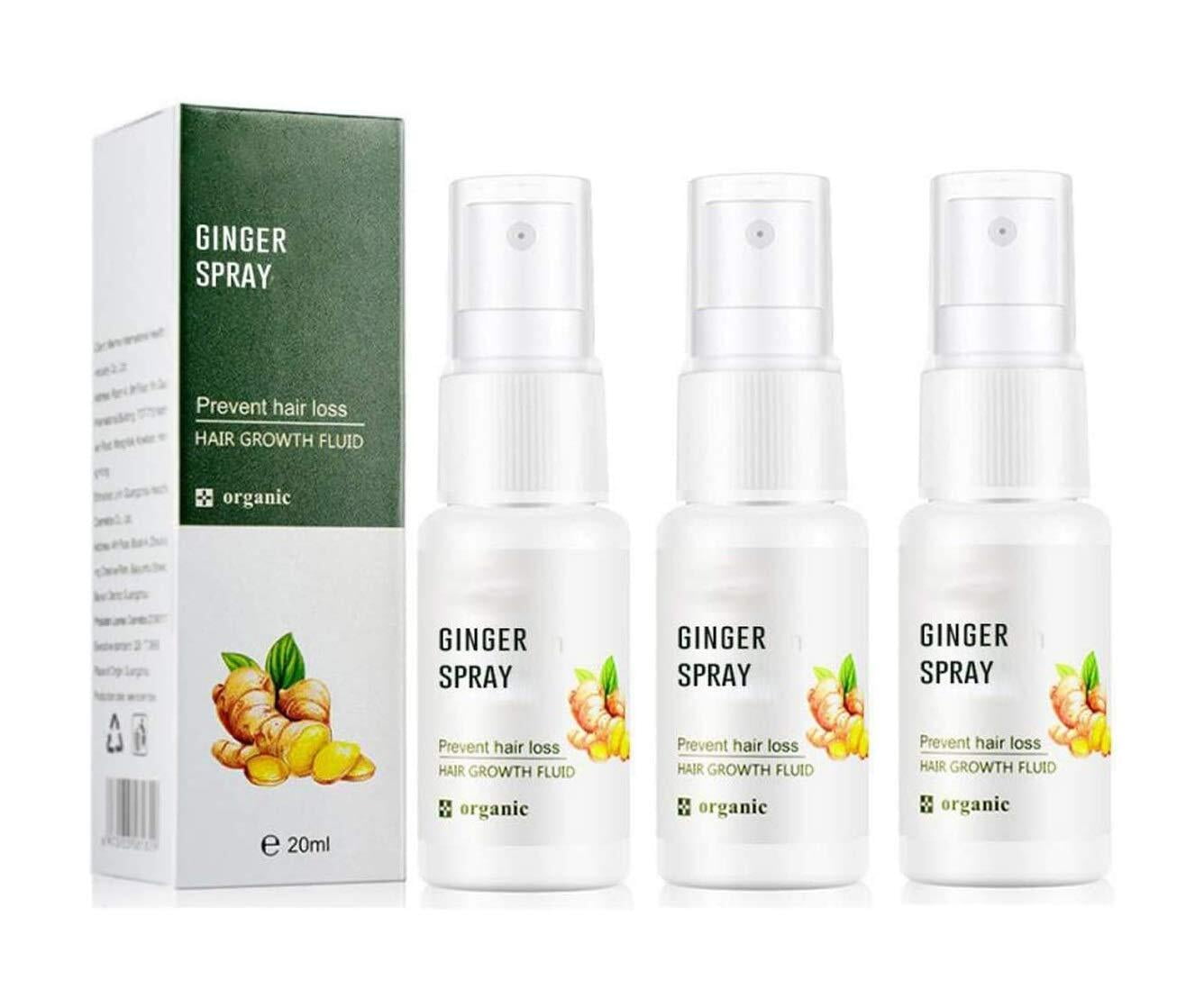 Hair Regrowth Ginger Spray, Hair Growth Serum, Hair Loss Treatments
