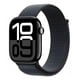 thumbnail image 1 of Apple Watch Series 10 GPS + Cellular • Caja de aluminio negro azabache de 46 mm • Correa loop deportiva color tinta - Distribuidor Autorizado, 1 of 8