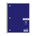 thumbnail image 1 of Spiral Notebook, 1 Pack, Wide Ruled Paper, 70 Sheets Per Notebook, College Ruled Paper, Assorted Colors Composition Notebook Bulk Cuaderno Note Journal for Women Cute Teacher Supplies, Dark Blue, 1 of 7