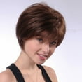 thumbnail image 5 of LHWEN Women's Black Small Curly Wavy Wig High Temperature Fiber African Glueless Lace Front Curly Human Bob Hair Comfortable Adjustable Straps Natural and Feminine Ideal for Parties Halloween Daily, 5 of 8