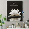 thumbnail image 4 of Lotus Flower Decorative Painting/Canvas Art， Suitable for Living Room， Bedroom， Yoga Studio， Meditation Room， Spa， Office， Bathroom， Peaceful Home Decor， Serene Wall Art， Minimalist Decor, 4 of 8