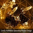 thumbnail image 2 of 20 luces LED decorativas para habitación de niños, astronauta, nave espacial, cohete, espacio exterior, decoración de habitación temática de galaxia, ventana de pared, habitación o guardería para, 2 of 5
