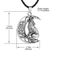 Jewelry chain Personality Wolf Necklace On The Moon Shows Temperament Suitable For Men And Women