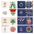 thumbnail image 2 of Kit de tarjetas navideñas con pintura de diamantes OWAY, paquete de 8, kit de bricolaje, 2 of 8