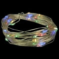 thumbnail image 3 of Northlight LED Micro Fairy Christmas Lights  - Multi-Color - 16' Copper Wire - 100ct, 3 of 6