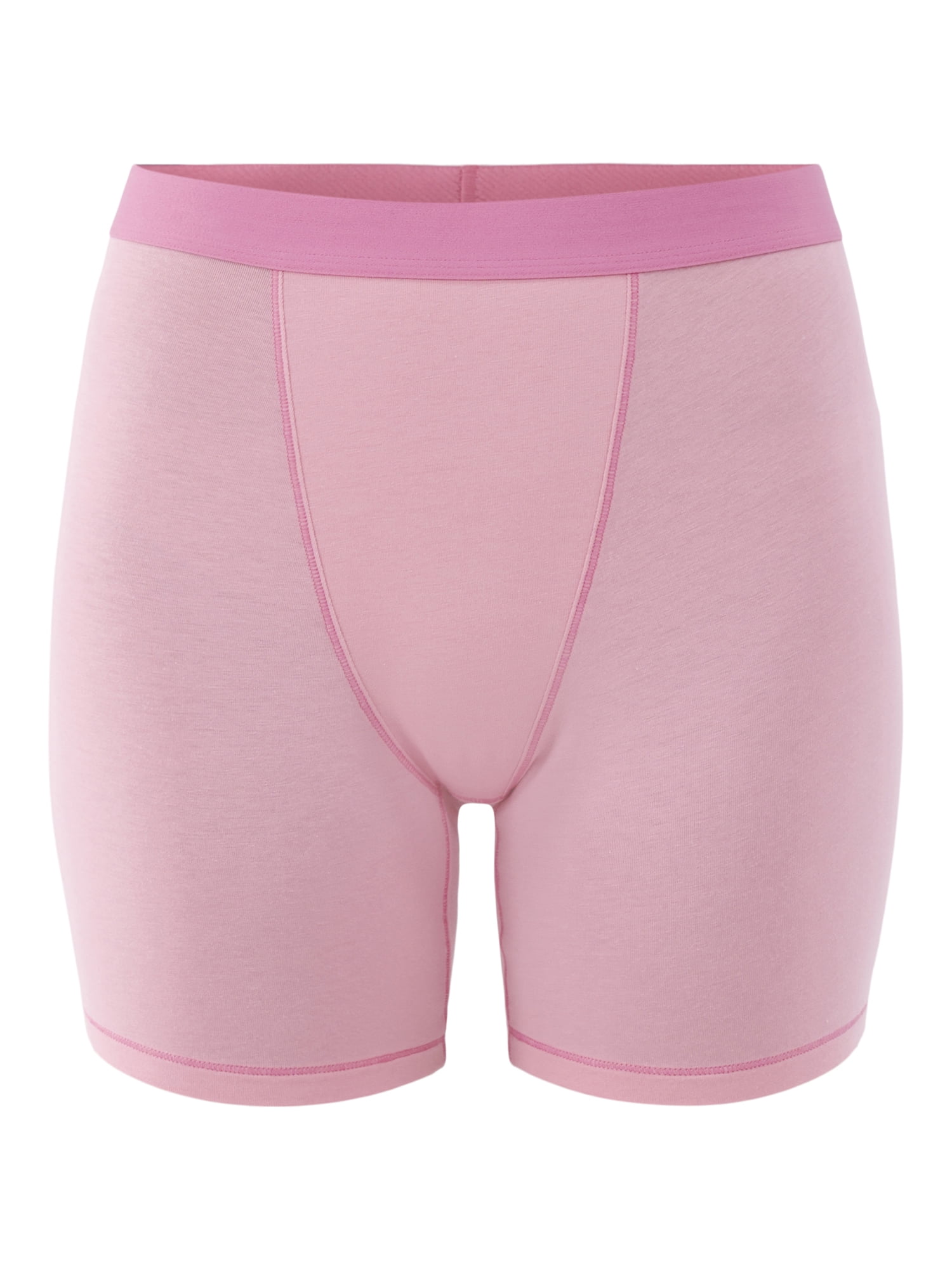 No Boundaries Cotton Stretch Ribbed Boxer Short Panties, Women's XS-XXXL