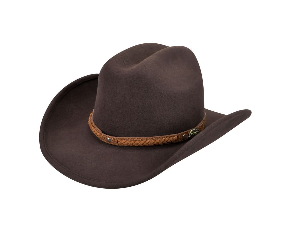 Bailey Cowboy Hat Mens Embossed Leather 