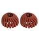 thumbnail image 4 of Minnieouse 2 uds. De bandas para el pelo de nido de pájaro, soporte para cola de caballo, horquillas elásticas ligeras para el pelo, diademas con estilo Cuidado del cabello Rojo Minnieouse CE008916-01, 4 of 6