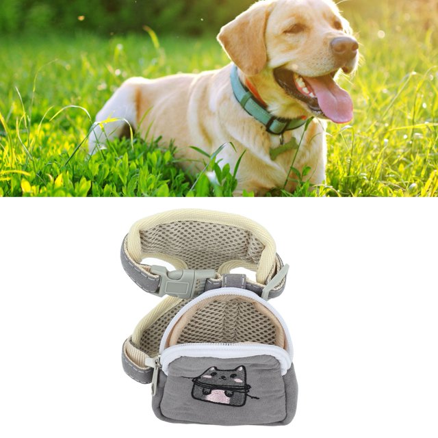 Correa para arnés de pecho para gato, correa para arnés para gato, bolsa transpirable para arnés para gato, correa para chaleco para mascota y gato, muy versátil Jadeshay A