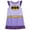 Purple, variant on DC Comics Justice League Batgirl Little Girls Peplum Gown and Cape Toddler to Little Kid