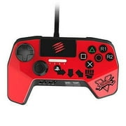 New Improved D-pad - Mad Catz Street Fighter v Fightpad Pro for PS4 and PS3 - Red - Playstation 4