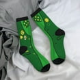 thumbnail image 5 of Goofa St Patrick's day Printed Men's Crew Socks, Soft Durable Breathable Moisture-Wicking with Odor Control Cotton socks, 5 of 6