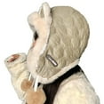 thumbnail image 3 of Warm and Women's Winter Hat with Cat Ear Design;Adjustable Trooper Aviator Earflap Cap for Men and Women;Trendy Outdoor Ski Hat with Faux Fur Lining;Cold Weather Protection Gift Idea with Animal Ears, 3 of 5
