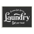 thumbnail image 1 of Stupell Industries Premium Self-Service Laundry Vintage Advertisement Sign, 13 x 19, Designed by Lettered and Lined, 1 of 1