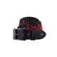 thumbnail image 1 of Shrink Leather Belt in Black Red, 1 of 5
